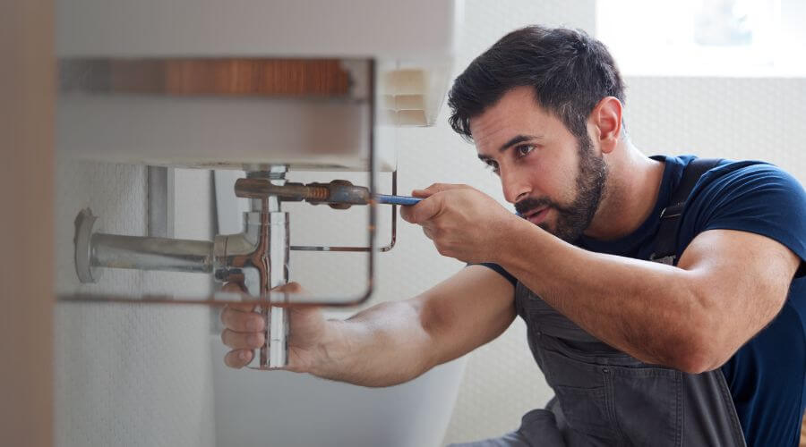 Sink faucet installation in Placitas, NM